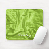 Green Satin - Computer Mousepad (Mit Mouse)