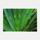 GREEN Saw Palmetto Door Mat Fußmatte (Vorderseite)