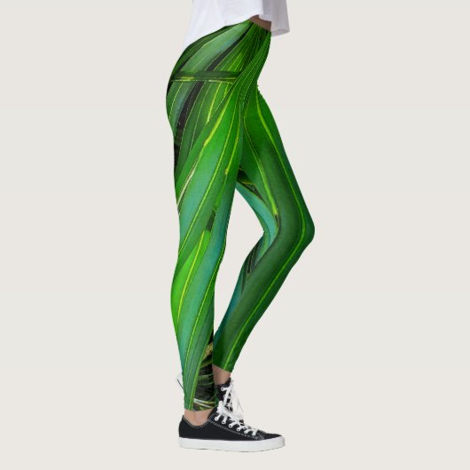 GREEN Saw Palmetto Leggings (Rechts)