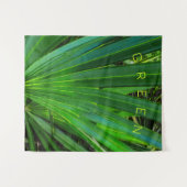 GREEN Saw Palmetto Tapestry Wandteppich (Vorderseite (Horizontal))