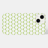 Green Scallop Muster Telefon Fall Case-Mate iPhone Hülle (Rückseite (Horizontal))