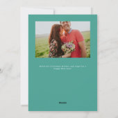 Green Scandi Reindeer Pair Weihnachten (Rückseite)