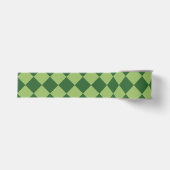 Green Schachbrett Diamond Pattern Ripsband (Vorderseite)
