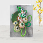 Green Scissors Karte (Gelbe Blume)
