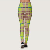 Green Scottish Kariert Leggings (Rückseite)