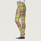 Green Scottish Kariert Leggings (Links)