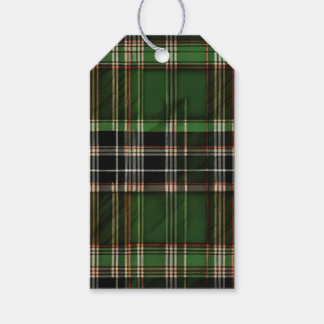 Green Scottish Tartan Gastgeschenk Hochzeit Geschenkanhänger