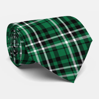 Green Scottish Tartan Plaid Krawatte