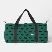 Green Scottish Terrier Duffel Bag Duffle Bag (Vorderseite)