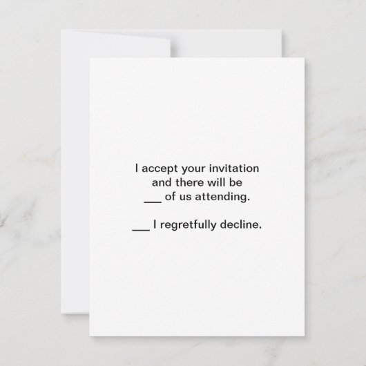 Green Scrolls und Eiffelturm Einladung (Rückseite)