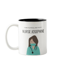 Green Scrubs Danke, Nurse Personalisiert