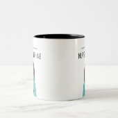 Green Scrubs Danke, Nurse Personalisiert Zweifarbige Tasse (Mittel)
