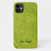 Green Sea Grape Leaf iPhone 11 Fall Case-Mate iPhone Hülle (Rückseite)