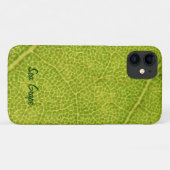 Green Sea Grape Leaf iPhone 11 Fall Case-Mate iPhone Hülle (Rückseite (Horizontal))