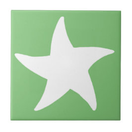 Green Sea Star Fliese