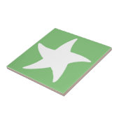 Green Sea Star Fliese (Seite)
