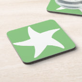 Green Sea Star Getränke Coaster Getränkeuntersetzer (Linke Seite)