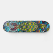 Green Sea Turtle - Aborigine - Skateboard Deck (Horizontal)