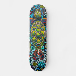 Green Sea Turtle - Aborigine - Skateboard Deck