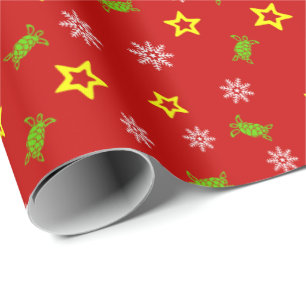 Green Sea Turtle Holiday Geschenkpapier Wrapping P