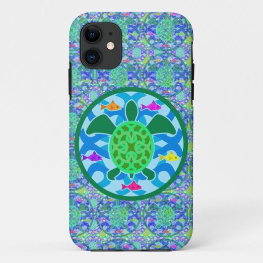 Green Sea Turtle iPhone Case (Rückseite)