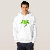 Green Sea Turtle Mens Hoodie (Vorne ganz)
