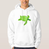 Green Sea Turtle Mens Hoodie (Vorderseite)