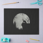 Green Sea Turtle Ocean Turtle Howling Est Moon Seidenpapier (Basteln)