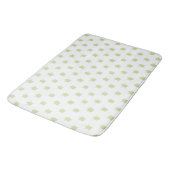 Green Sea Turtle Pattern Bath Mat Badematte (Schrägansicht)