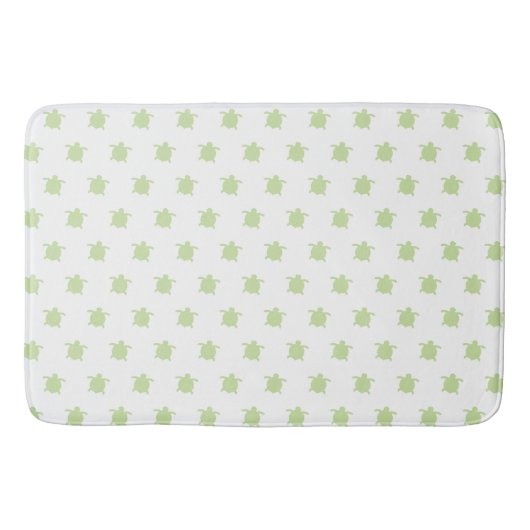 Green Sea Turtle Pattern Bath Mat Badematte (Vorderseite)