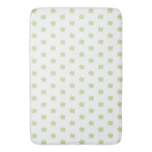 Green Sea Turtle Pattern Bath Mat Badematte (Vorderseite Vertikal)