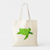Green Sea Turtle Tote Bag Tragetasche (Rückseite)
