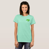 Green Sea Turtle Womens Jacket T-Shirt (Vorne ganz)