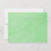 Green Seal Save the Wedding Date Invitation Einladung (Rückseite)