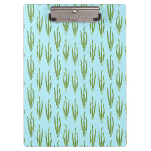 Green Seaweed Ocean Pflanzgut Nature Lover Blue Wa Klemmbrett