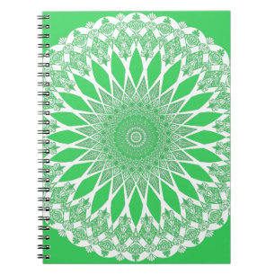 Green Seedling Tristyns Mandala Notizblock