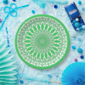 Green Seedling Tristyns Mandala Pappteller (Party)