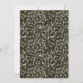 Green Sequins 100. Geburtstagsparty Einladung (Rückseite)