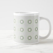 Green Serene Bloom Jumbo-Tasse (Rechts)