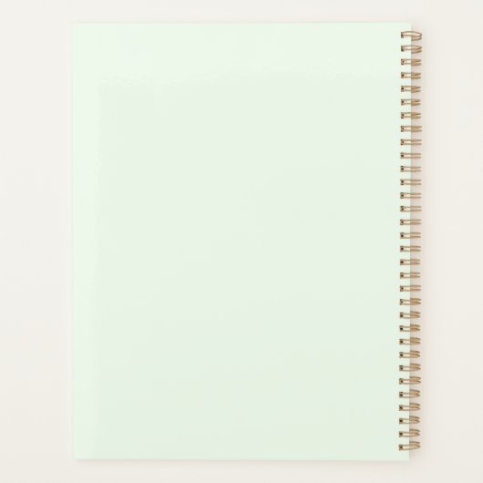 Green Serene Bloom Planer (Rückseite)