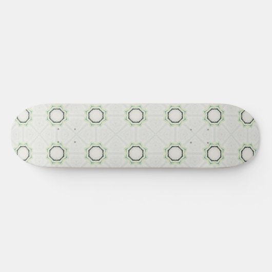 Green Serene Bloom Skateboard (Horizontal)