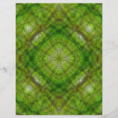 Green Serene Gardens Bulk Scrapbook Paper Pages Flyer (Hinten)