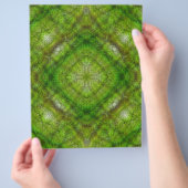 Green Serene Gardens Bulk Scrapbook Paper Pages Flyer (Hand)