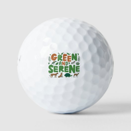 Green Serene Golfball (Vorderseite)