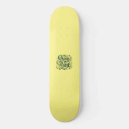 Green Serene Skateboard (Vorderseite)