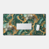 Green Serpentine Desk Mat Schreibtischunterlage (Tastatur & Maus)