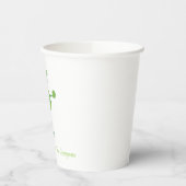 Green Serve & Sip Erfolg Pappbecher (Links)