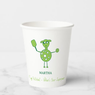 Green Serve & Sip Erfolg Pappbecher