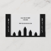 Green Service Landscape G Business Card Visitenkarte (Rückseite)