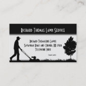 Green Service Landscape G Business Card Visitenkarte (Vorderseite)